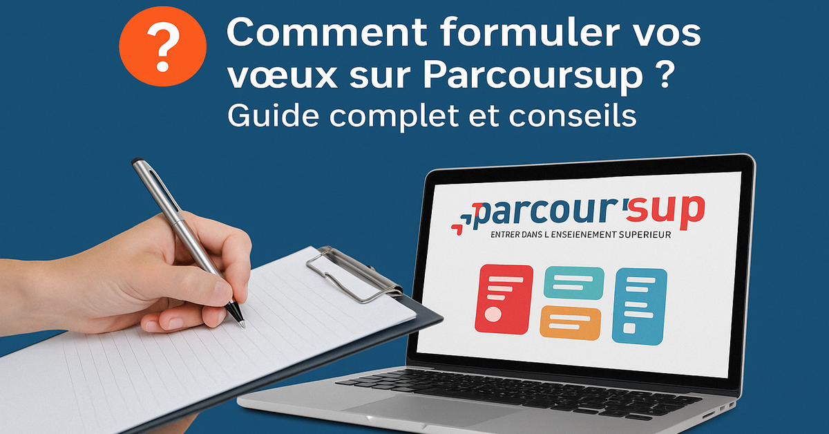 Comment formuler vos vœux sur Parcoursup 2025 ? Guide complet et conseils